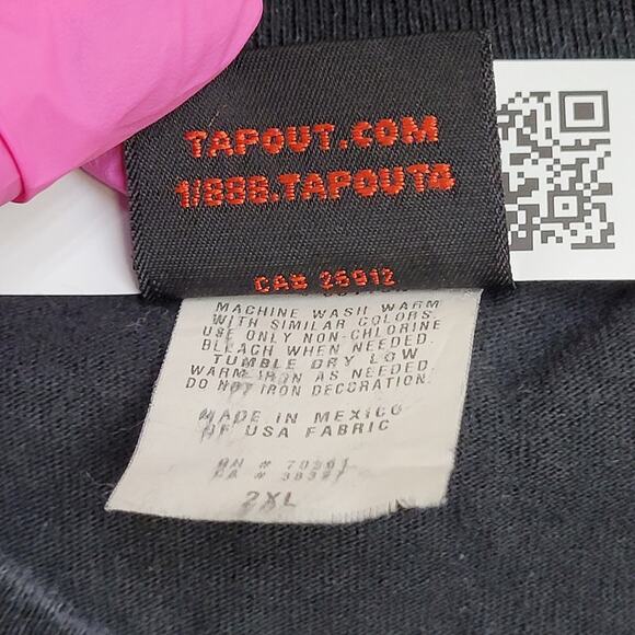 Vintage TapOut MMA Winged Shirt 2XL 25x29 Faded Distressed - Picture 7 of 14